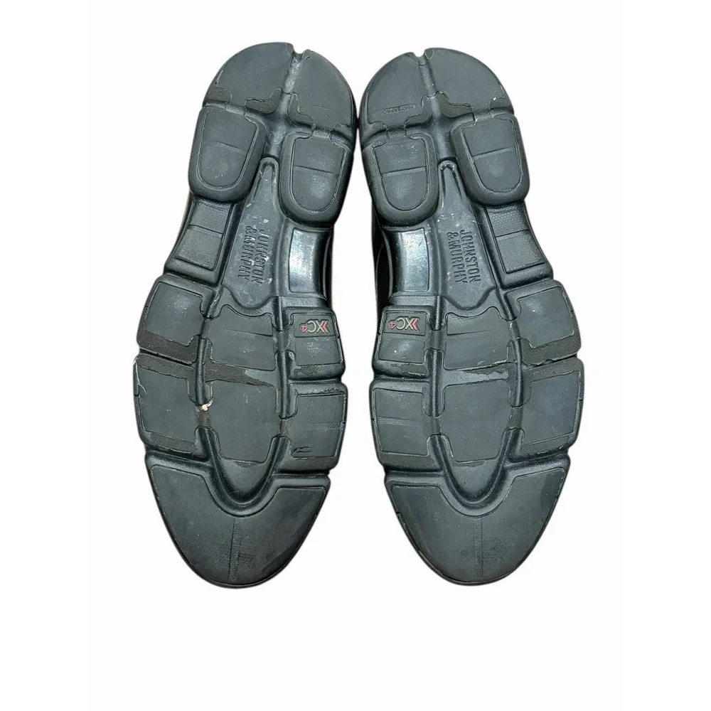 Johnston Murphy Mens XC4 Tanner Plain‎ Toe Dress Shoes 11 1/2 M  Black 20-1317